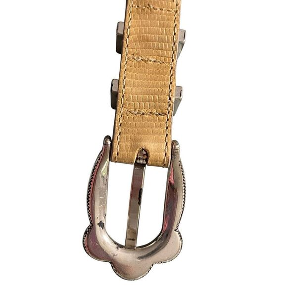 Brighton #10174 Women’s Vintage Beige Snake Embossed With Silver Etched Leather main image 11